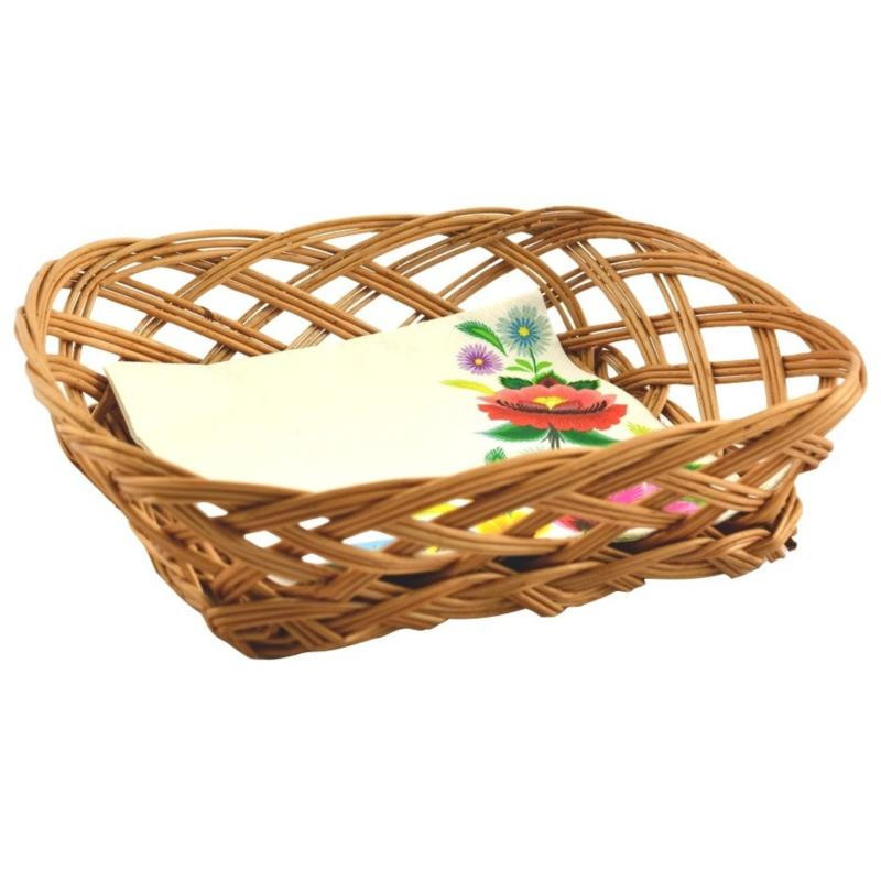 Koszyk wiklinowy prostokątny mały 25x21x7cm